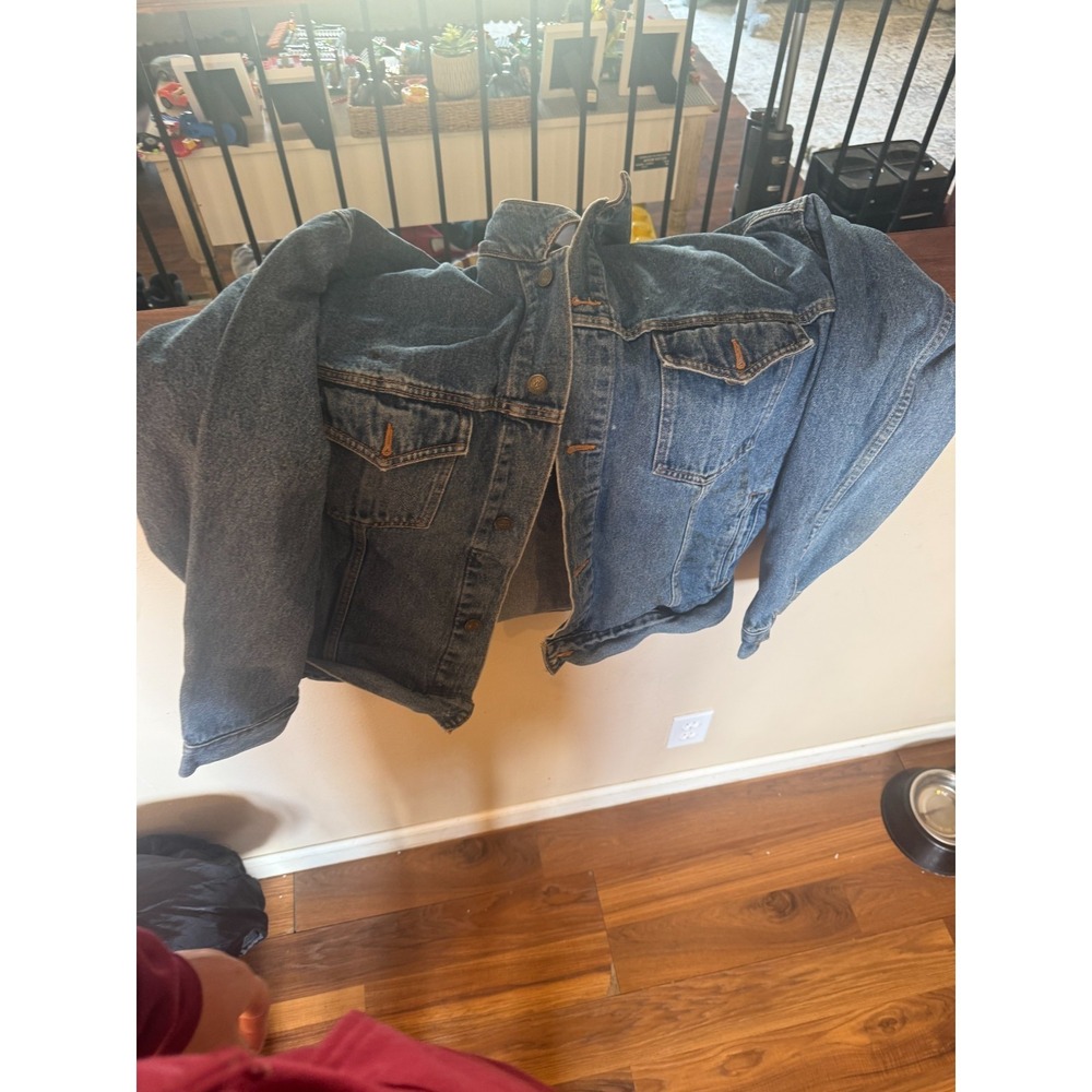 Vintage Marlboro Country Store Denim Jacket Collar XL Made Canada